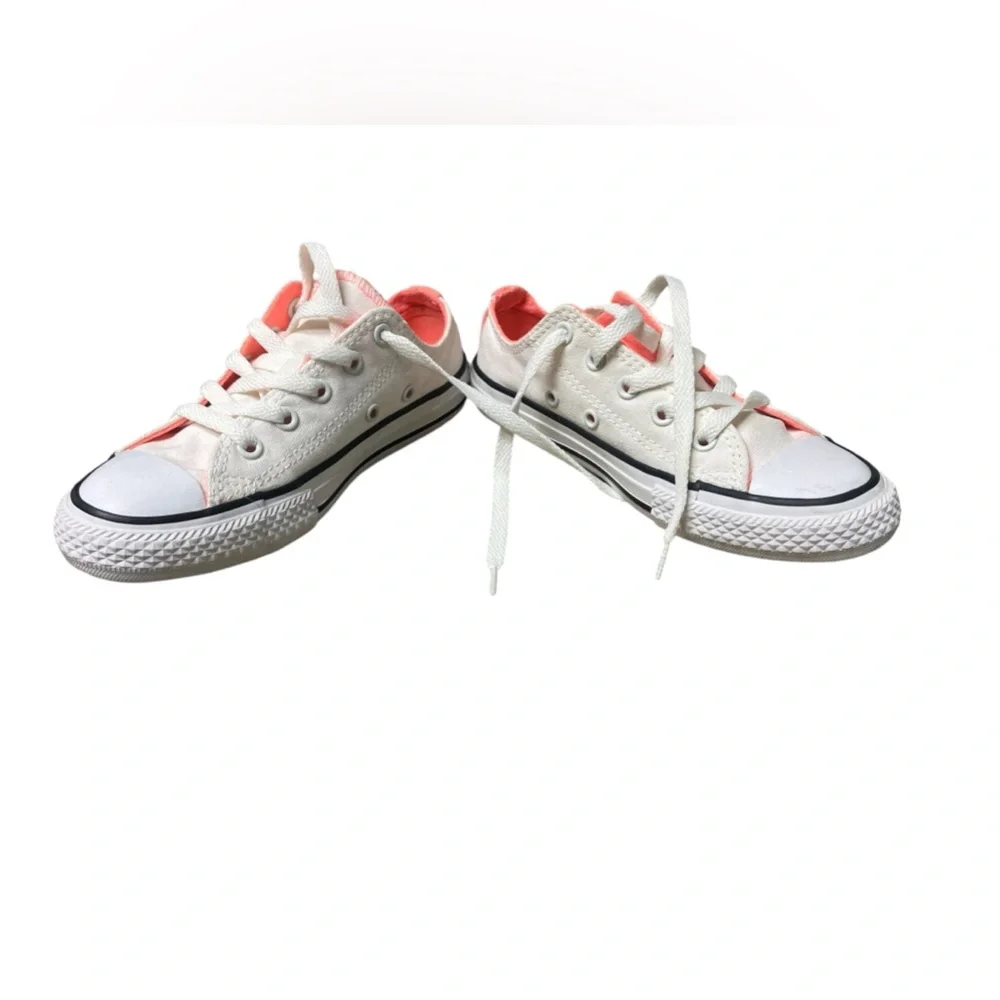 Converse Chuck Taylor Little Kids All Star OX Hyper Orange Kicks Size 13